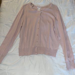 Pink sweater/cardigan
